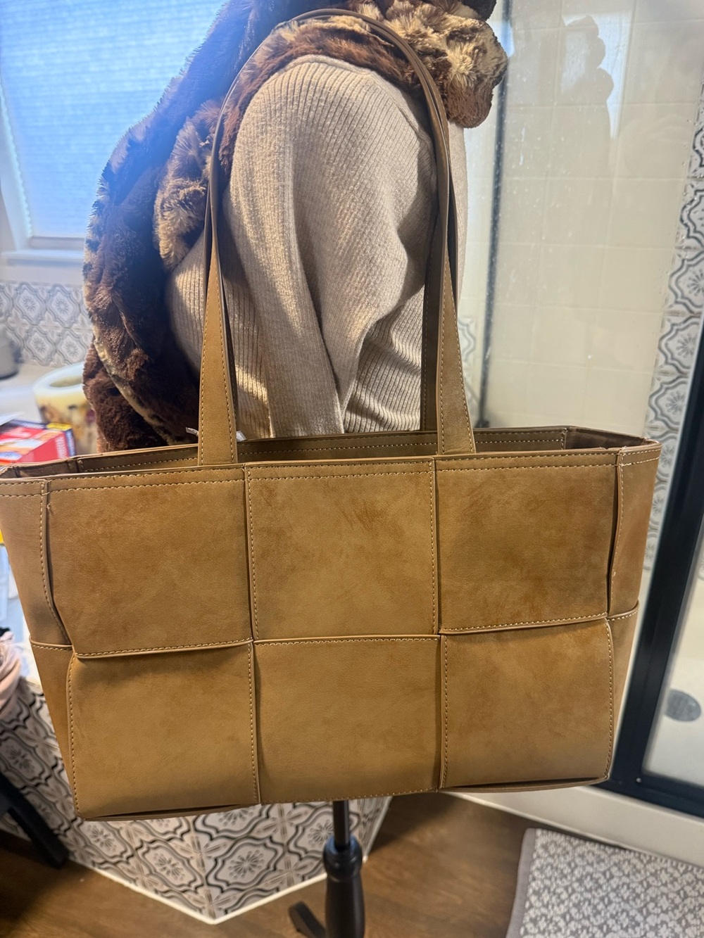 NWT - Katie Loxton Suedette Tote Bag